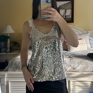 Cake For Dinner Sequin Top
